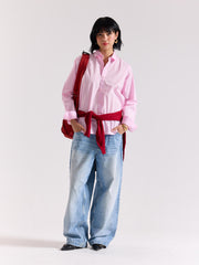 Pink Poplin Shirt